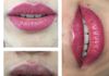 Lip Tattooing before during and after